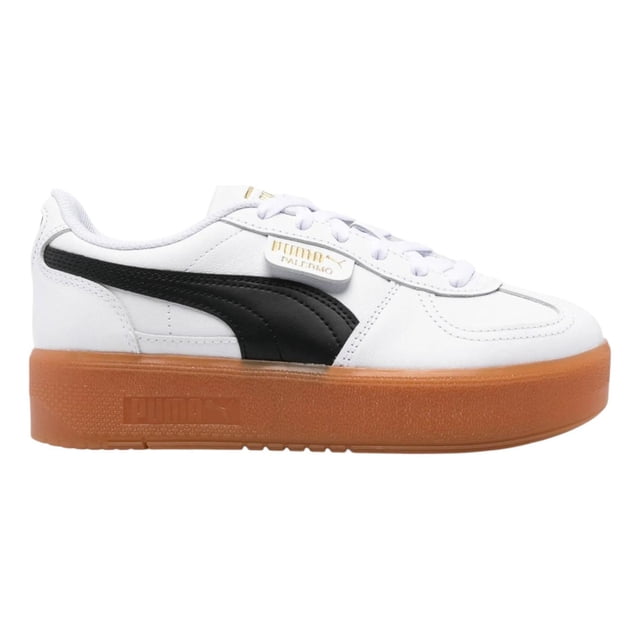 Tenis Puma Hombre Palermo Elevata Blanco Negro Casual blanco 7 MX