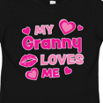 thumbnail image 4 of Inktastic Valentine's Day My Granny Loves Me Hearts and Lips Boys or Girls Toddler T-Shirt, 4 of 5