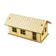 thumbnail image 5 of Casa de madera en miniatura a escala 1/72, juguete creativo para pasatiempos, mini arquitectura, escena, paisaje Estilo C, 5 of 9