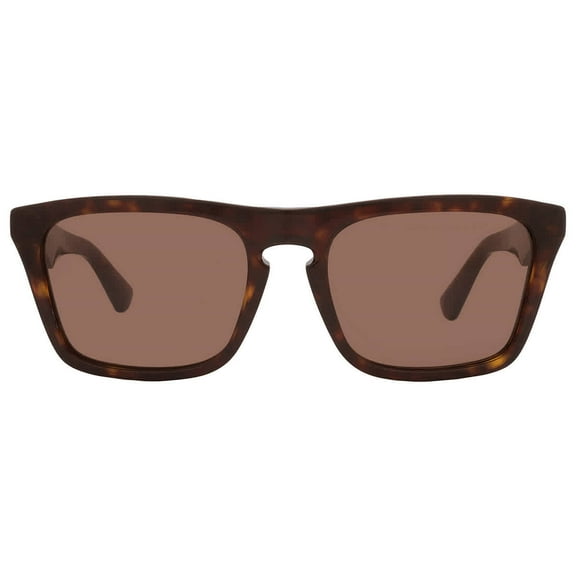 Burberry BE 4434 Plastic Unisex Square Sunglasses Dark Havana 57mm Adult