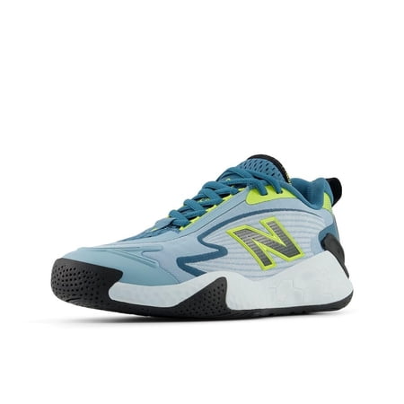 New Balance Women's Fresh Foam X CT-Rally V1 Hard Court Tennis Shoe, Quarry Blue/Terrarium, 10 M