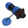 thumbnail image 3 of IP68 Waterproof Plug Socket Square Screw Crimping Aviation Industrial Connector Adapter 250V5 Pin, 3 of 14