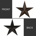 thumbnail image 6 of "Yebei 12"" Rustic Metal Barn Star Wall Decor for Outdoor Decoration, Porch, and Vintage Texas Style", 6 of 7