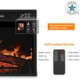 thumbnail image 2 of 18" Fireplace Heaters for Inside, 3D Electric Fireplace Insert, 1400W Fireplace Heater, Adjustable Flame and Low Noise, CSA Certification, 2 of 8