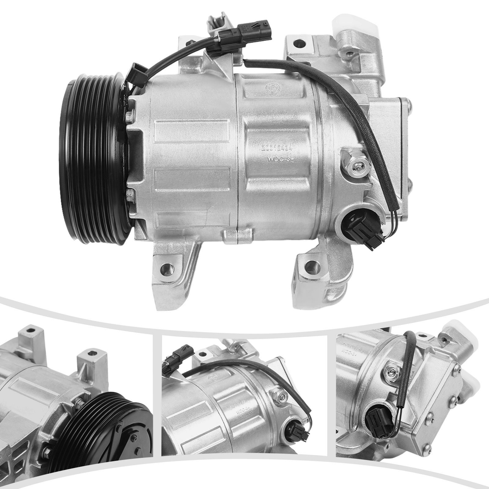 AC Compressor w/Clutch For 2013-2018 Nissan Altima 2.5L SL SV, A/C Compressor CO 29073C, Air Conditioning Compressor