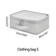 thumbnail image 2 of Latrodar Travel Cubes for Packing Luggage Organizer Bags Double Zipper Travel Packing Organizers Living Room Closet Organizers&storage Solid Travel Organizer Bags for Blanket Comforters Clothes 1PC, 2 of 8