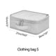 thumbnail image 2 of Clothes Storage Bag, Travel Portable Fabric Clothing Storage Bag Business Trip Packaging Multi-functional Storage Bag, 2 of 7
