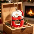 thumbnail image 6 of Luoshdecor Christmas Tree Ornaments Initial,Personalized Santa Claus Style Alphabet Pendant Decorations,Suitable for Xmas Gift Giving,(B), 6 of 6