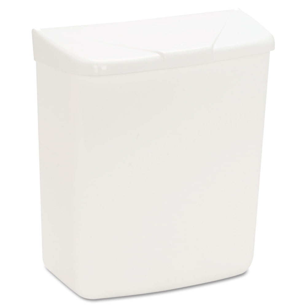 HOSPECO Wall Mount Sanitary Napkin ReceptacleABS, PPC Plastic, 1 gal