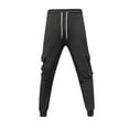 thumbnail image 2 of Work Pants for Men Fashion Joggers Sports Cargo Gym Long Boys Jeans Pants,Black,35, 2 of 6