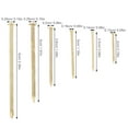 thumbnail image 2 of OUNONA 300Pcs Gold Strong Iron Picture Hanging Nails Kit Small Wall Hardware for Art Wood Walls, 2 of 8
