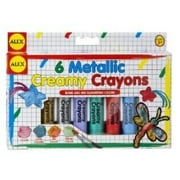 ALEX Toys Artist Studio 6 Metallic Creamy Crayons