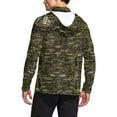 thumbnail image 2 of Feancey Men's Hooded Sun Shirt Unisex UV Protection Hoodie Long Sleeve Camo Hunting Shirts Slim Fit Quick Dry Fishing Shirt Camouflage M, 2 of 10