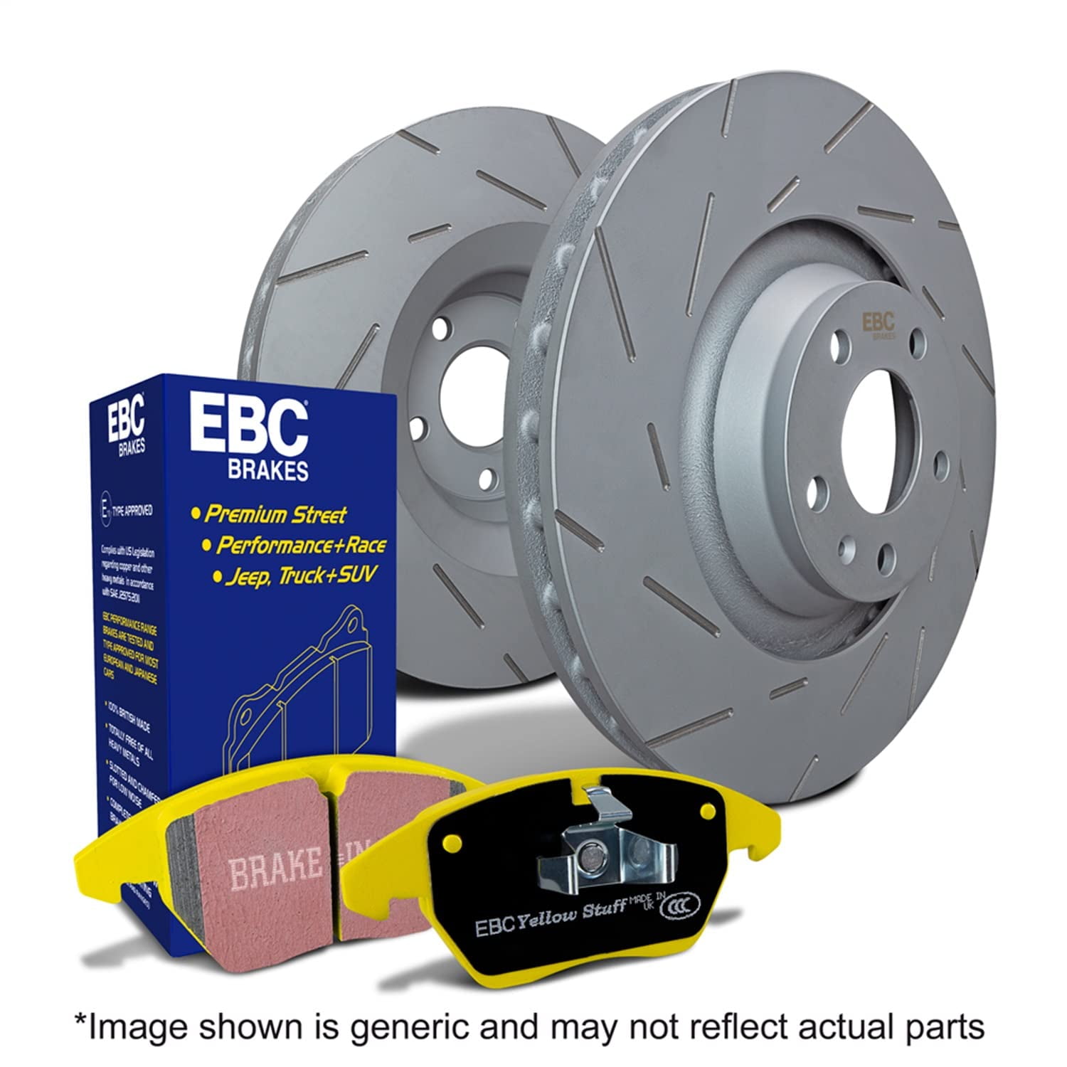 Ebc Brakes S9kf1605 S9 Kits Yellowstuff And Usr Rotors Fits 89 96