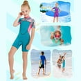 thumbnail image 3 of Soidarity Trajes de neopreno para niñas de 2,5 MM, traje de buceo de secado rápido, traje de neopreno de una pieza, traje de baño para jóvenes, buceo, Deportes acuáticos Azul S Soidarity OD003678-06, 3 of 6