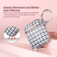 thumbnail image 2 of ULAK AirPods Case 1st 2nd Generation, Cute Shockproof Airpods Case Cover with Keychain for Apple AirPod Charging Case 2 1 for Girls Women, Black White, 2 of 7