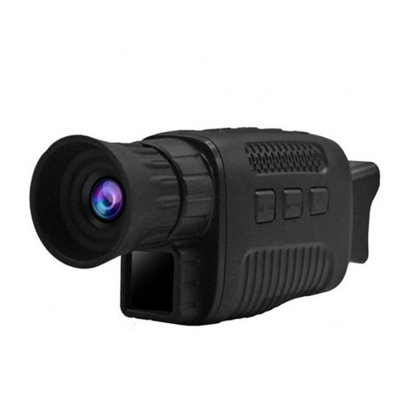 Amkui Night Vision Monocular 5X Digital Zoom Full High Defini Photo & Video Night Vision Goggles Portable Infrared Night Vision for Day & Night Hunting, Camping, Surveillance, Black