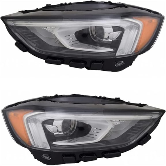 SHZAITOR Replacement for 2019 2020 2021 Ford Edge Headlamp Driver & Passenger Side Full LED Headlight w/DRL FO2502392 FO2503392