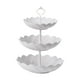 thumbnail image 1 of Soporte desmontable para tartas de estilo europeo, ideal para servir pasteles. Tipo de flor blanca, 1 of 9