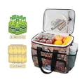 thumbnail image 2 of FORMRS Insulated Cooler Bag 24 Cans Capacity Soft Leakproof Lunch Box with Side Pockets, Red Vibrant Flowers, 2 of 7