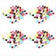 thumbnail image 1 of 400Pzs 8mm Botones de Resina de Forma Redonda de Color Mezclado Accesorios de Costura, 1 of 5