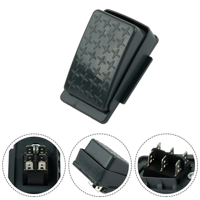 Interrupteur de Réinitialisation de Pédale de Pied de Remplacement pour Voiture Jouet pour Enfants 6V/12V