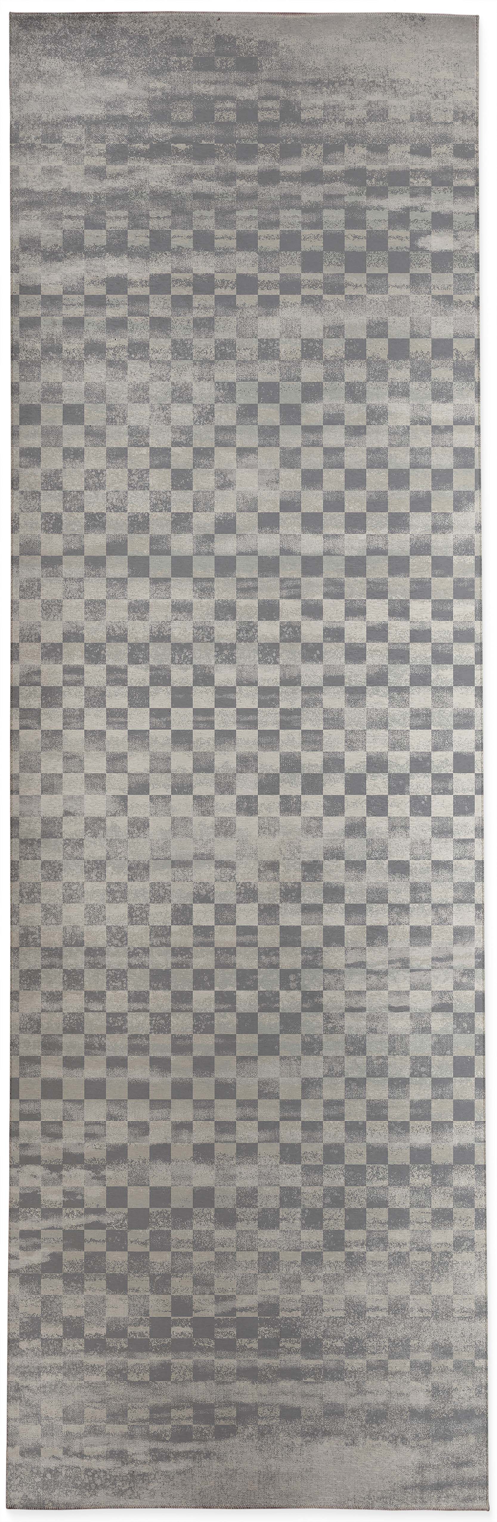 Double Rug Check DISTRESSED CHECK BLUESTONE Outdoor Rug By Kavka Designs - Walmart.com
