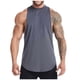 thumbnail image 1 of pstuiky Camiseta sin mangas para hombre, Camiseta deportiva sin mangas informal de color liso para hombre Camisas para hombres xl, 1 of 8