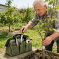 thumbnail image 5 of Ohmyroo Gardening Tool Storage Bag Multi-Pocket Folding Organizer with Sturdy Handle, 5 of 7