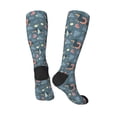 thumbnail image 4 of Fotbe Dachshund Dog Puppy print Women's Men's Novelty Crew Socks Cotton Socks Knee High Socks for Walking,Running,Nurses,Pregnancy, 4 of 9