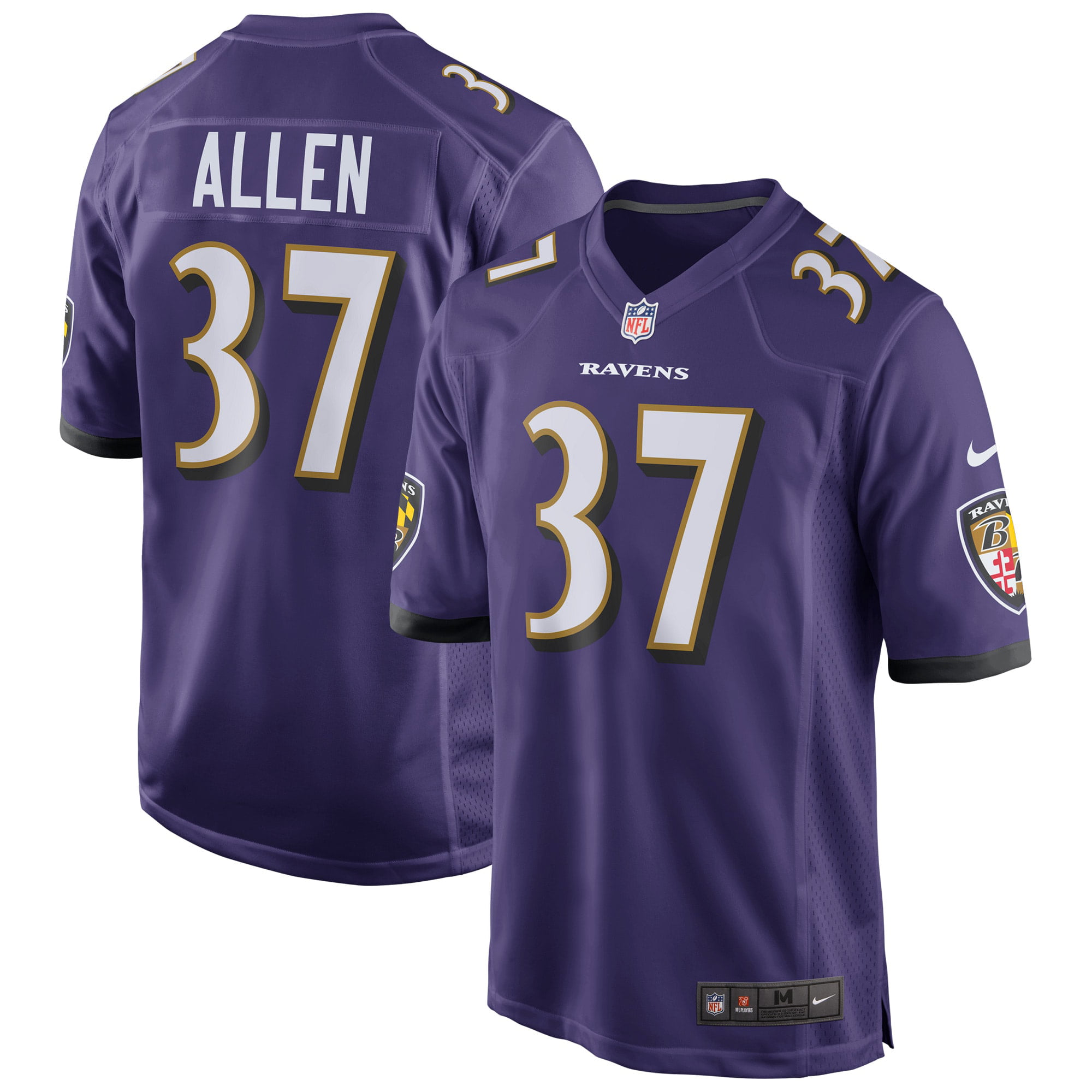 Javorius Allen Baltimore Ravens Nike Game Jersey - Purple - Walmart.com