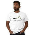 thumbnail image 3 of Broken Hockey Stick Sports Athletic Men's Graphic T Shirt Tees Brisco Brands X, 3 of 5