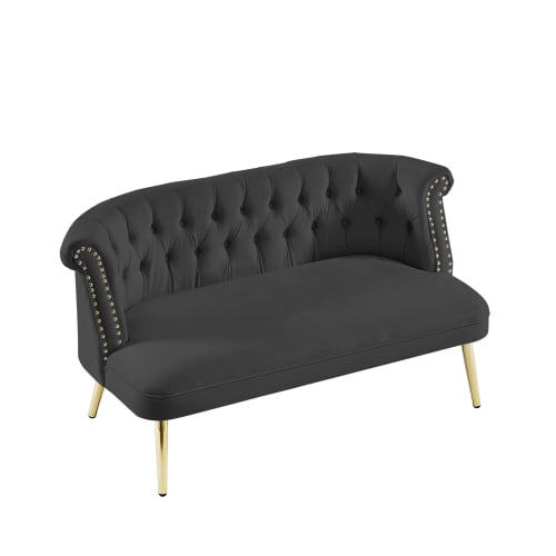 Crushed velvet love chair new arrivals