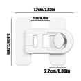 thumbnail image 2 of Fridge Child Lock, Small Refrigerator Door Latch, Oven Baby Proofing, Oven Child Safety Lock, Child Proof Fridge Lock for Toddler and Children, 2 of 9
