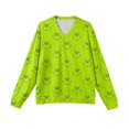 thumbnail image 4 of Mens Ugly Christmas Shirt Ugly Christmas Sweater Snowflake Fluorescent Green M, 4 of 4