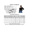 thumbnail image 4 of Keeccty Womens Daytime Tops Solid Color Puff Long Sleeve Basic Ribbed T-Shirts, 4 of 4