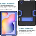 thumbnail image 4 of Mignova for Samsung Galaxy Tab S6 Lite 10.4 inch Case Kids Friendly Heavy Duty Drop Shock Proof Armor Defender for Samsung Tab S6 Lite 10.4 inch 2020 2022 Model SM-P610 P613 P615 T619 (Black+Blue), 4 of 6
