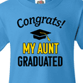 thumbnail image 4 of Inktastic Congrats My Aunt Graduated with Cap Youth T-Shirt, 4 of 5