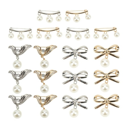 

Pearl Brooch Long-Term Use Alloy Material Fashion Design Vintage Pin For Wedding Working For Walking Dating