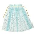 thumbnail image 1 of TIEVOSA Cape à Lacets pour Filles, Robe de Fête, Cape Princesse en Tulle pour Enfants, 1 of 6
