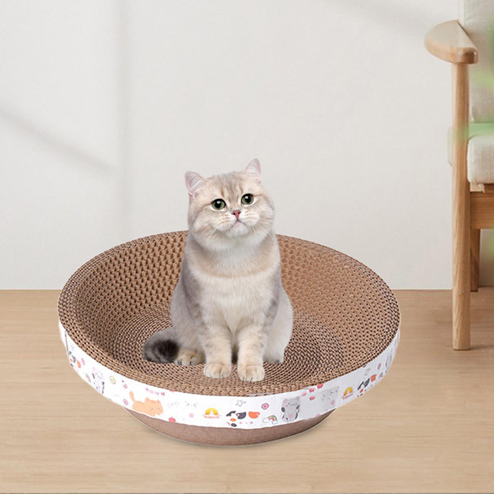 Bvdfgk Cat Scratch Pad Cat Pattern Furniture Protector Durable Lounge Bed Cat Scratcher L
