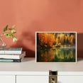 thumbnail image 3 of Nawypu Landscape Canvas Wall Art - Small to Extra Large Artwork for Living Room - Nature Prints for Dining Room or Bathroom (Autumn by the Lake), 3 of 4
