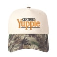 thumbnail image 3 of CERTIFIED Yuppie Embroidered Patchwork Trucker Cap | Adjustable Unisex Snapback, Modern Essential, 3 of 11
