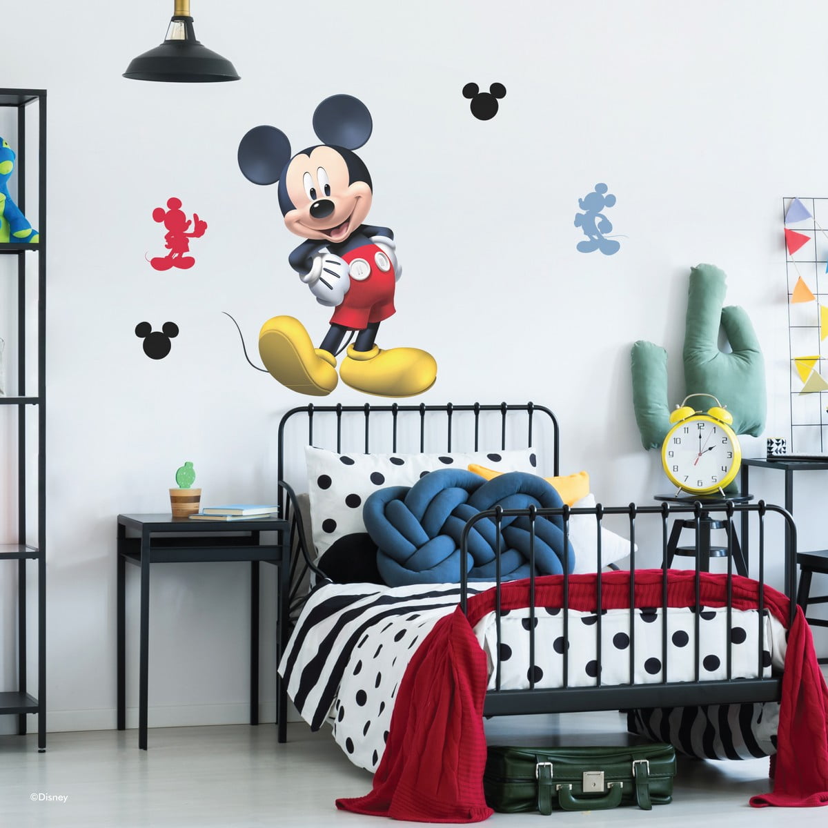Disney Mickey Mouse Wall Decal Mickey Mouse Bedroom Decor Wall