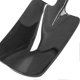 thumbnail image 2 of Lot de 2 cuillères à dessert en acier inoxydable, robustes, durables, anticorrosion, brillantes, ergonomiques, largement utilisées, noires, 2 of 4