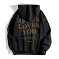 thumbnail image 5 of Jesus Loves You Hoodie 2025 Long Sleeve Zip Up Christian Hoodies with Pockets Hooded Sweatshirt Hoodie Women Jacket, 5 of 7