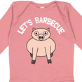 thumbnail image 4 of Inktastic Let's Barbecue White Text Boys or Girls Long Sleeve Baby Bodysuit, 4 of 5