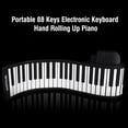 thumbnail image 2 of 88 Teclas enrollables para Piano, Teclado electrónico portátil Mano Enrollable para Piano con Pedal y Cable USB Ecomeon  no, 2 of 5