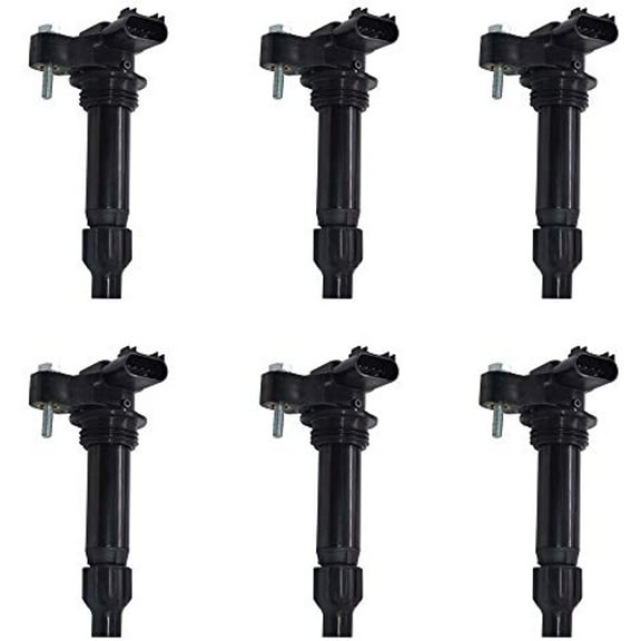Ignition Coil Pack Set of 6 for Buick Cadillac CTS Chevy Impala GMC Pontiac Saab Saturn Suzuki UF569 C1555 D515C