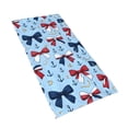 thumbnail image 3 of Polyester Long Towel Multi-Size Water Absorption Good Bright Fluffy Soft For Bathroom Swimming Pool Beach Outdoor Travel Nautical Theme Ribbon Bow Pattern, 3 of 8